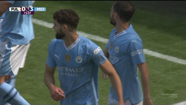  格瓦迪奥尔头槌制胜，曼城客场小胜富勒姆